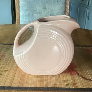 Fiesta ware Peach Ceramic Pitcher